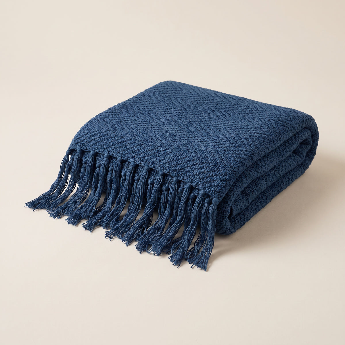 Alden Acrylic Deep Navy Throw