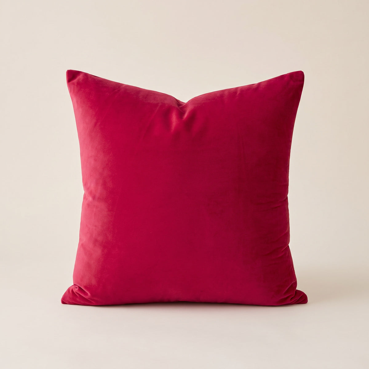 Lumo Velvet Red Pillow