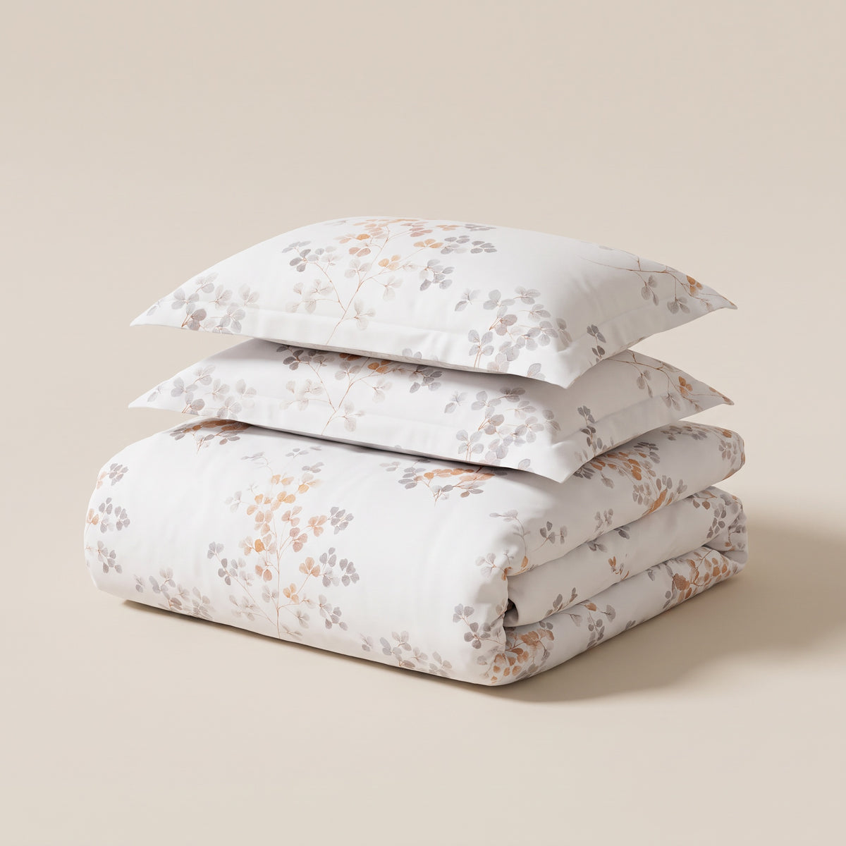 Wrenna Cotton White Duvet Cover Set