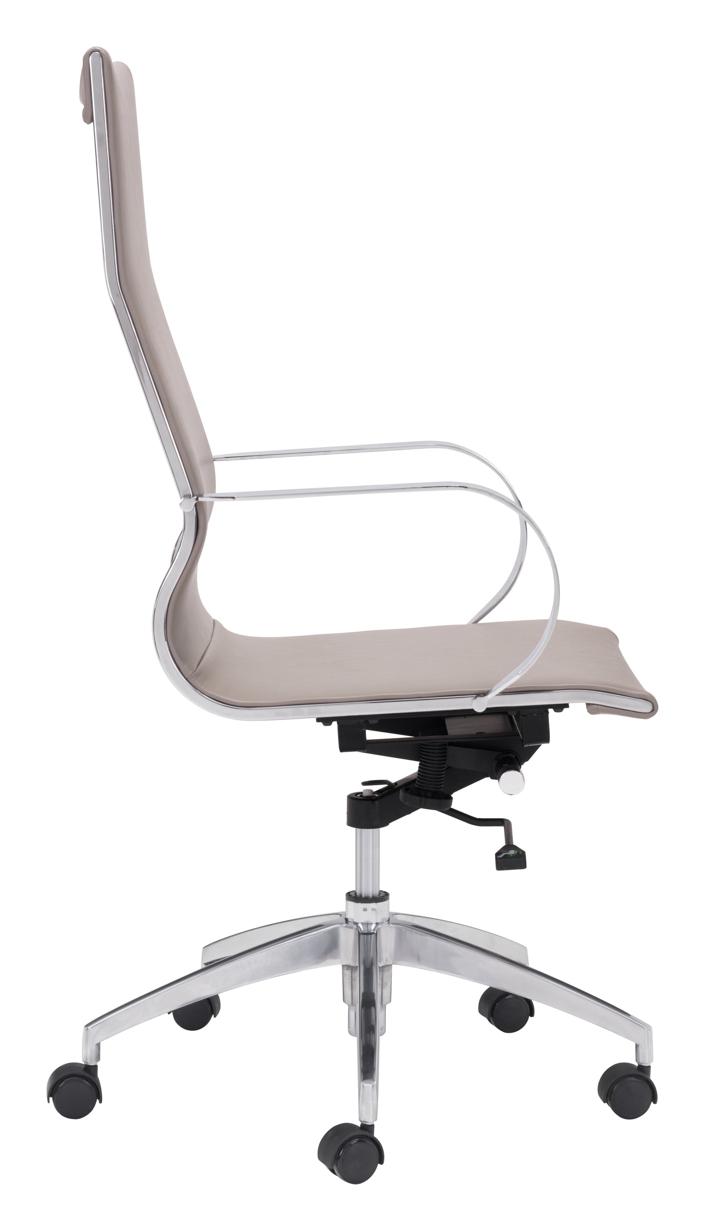 High Back Office Chair Taupe - Modern & Ergonomic Seating for Home & Office