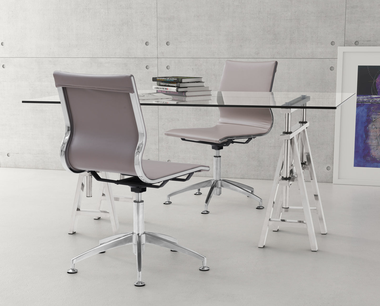 Conference Chair Taupe - Modern & Ergonomic Seating for Home & Office