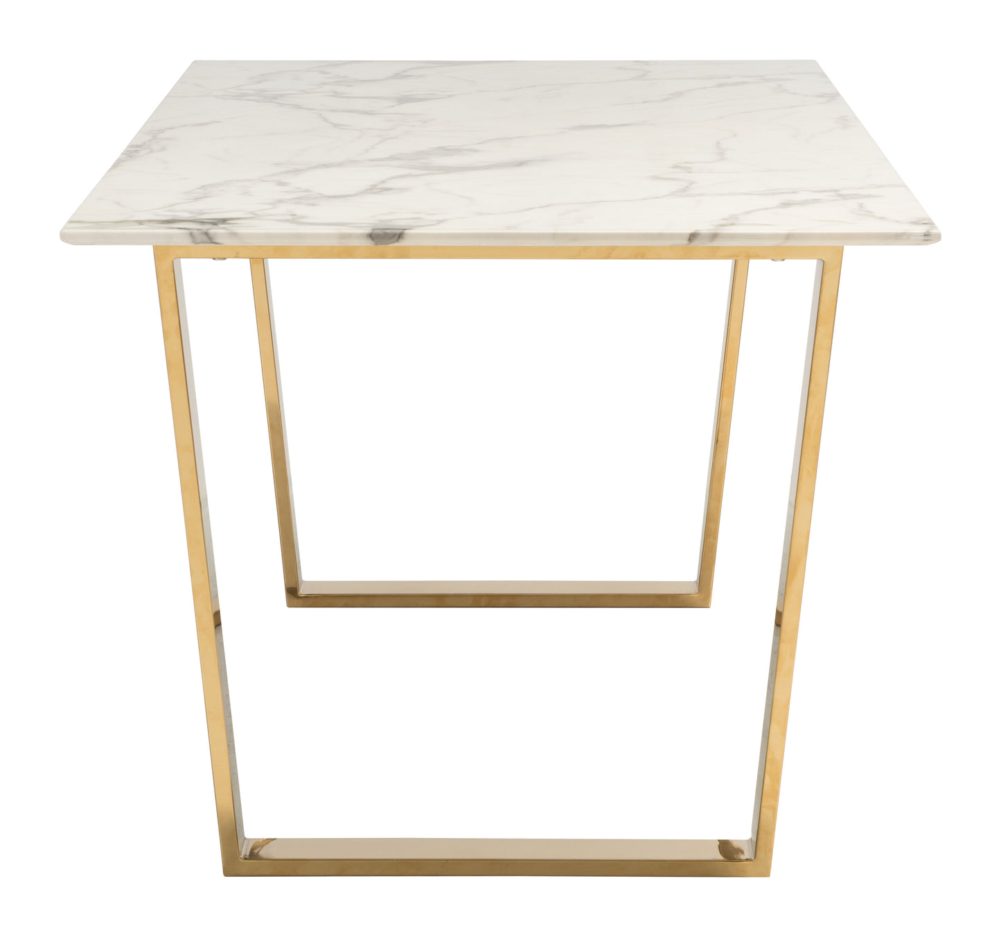 Dining Table White & Gold - Elegant & Durable Dining Table for Stylish Spaces