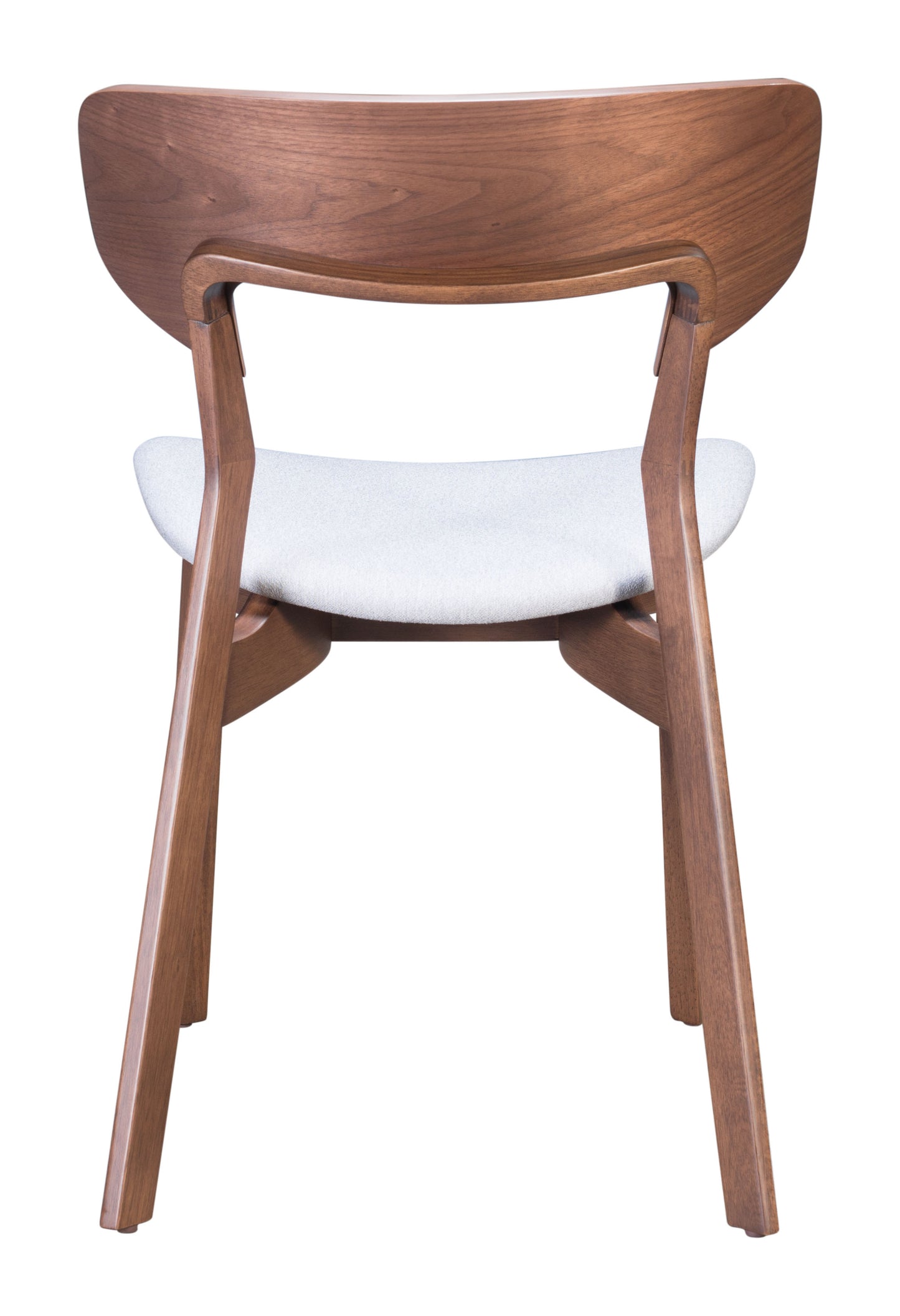 Chaise de salle à manger Russell (lot de 2) Noyer et gris clair