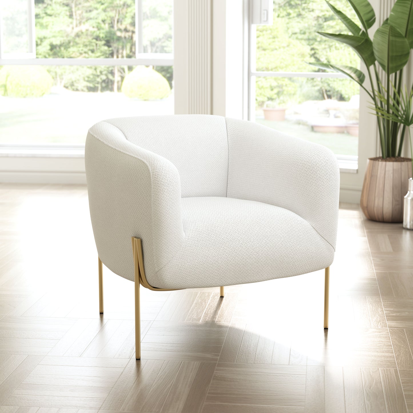 Fauteuil Micaela Ivoire