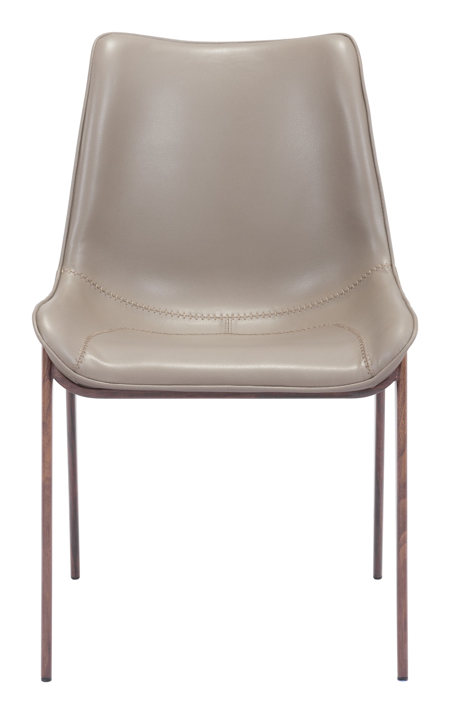 Dining Chair (Set of 2) Brown & Walnut - Modern & Ergonomic Seating for Home & Office