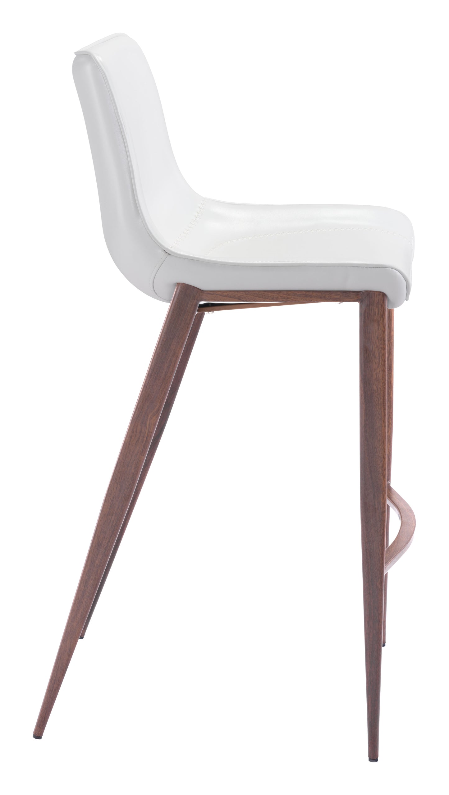 Barstool (Set of 2) White & Walnut - Premium Quality & Stylish Design for Your Home