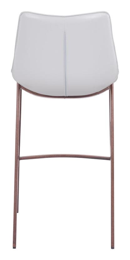 Barstool (Set of 2) White & Walnut - Premium Quality & Stylish Design for Your Home