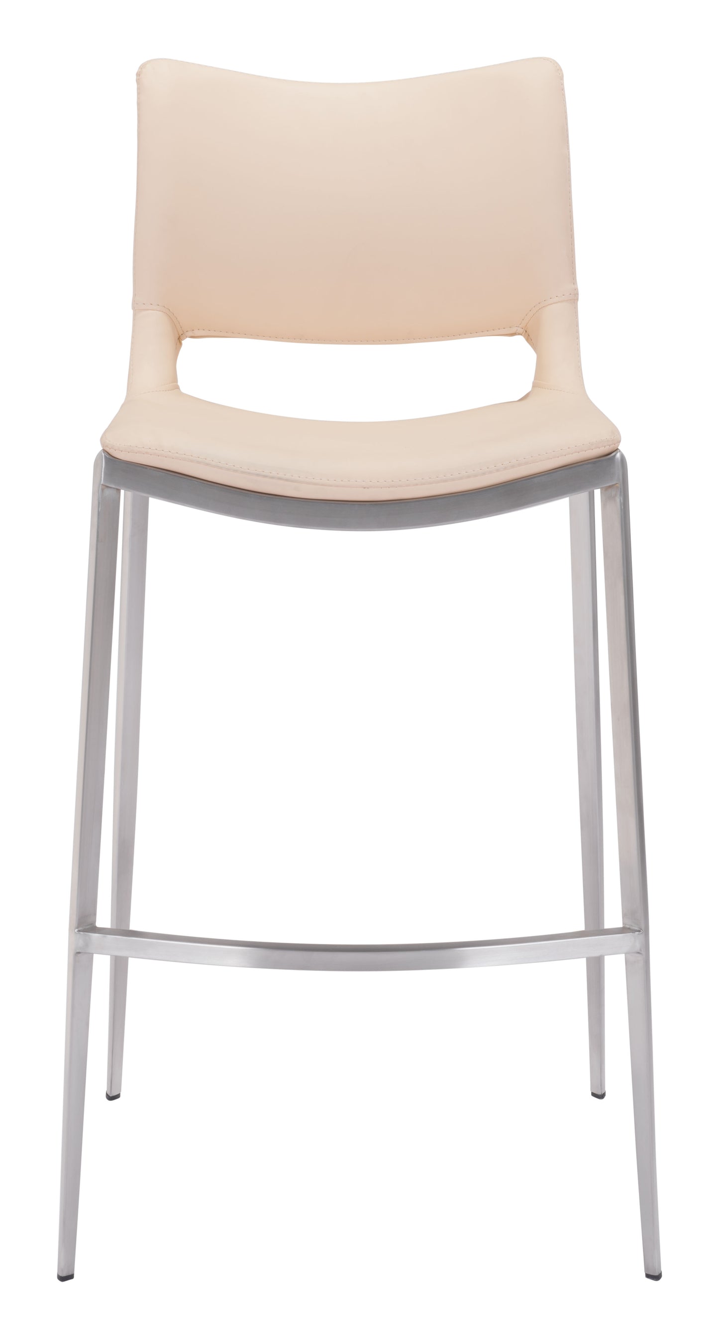 Barstool (Set of 2) Light Pink & Silver - Premium Quality & Stylish Design for Your Home