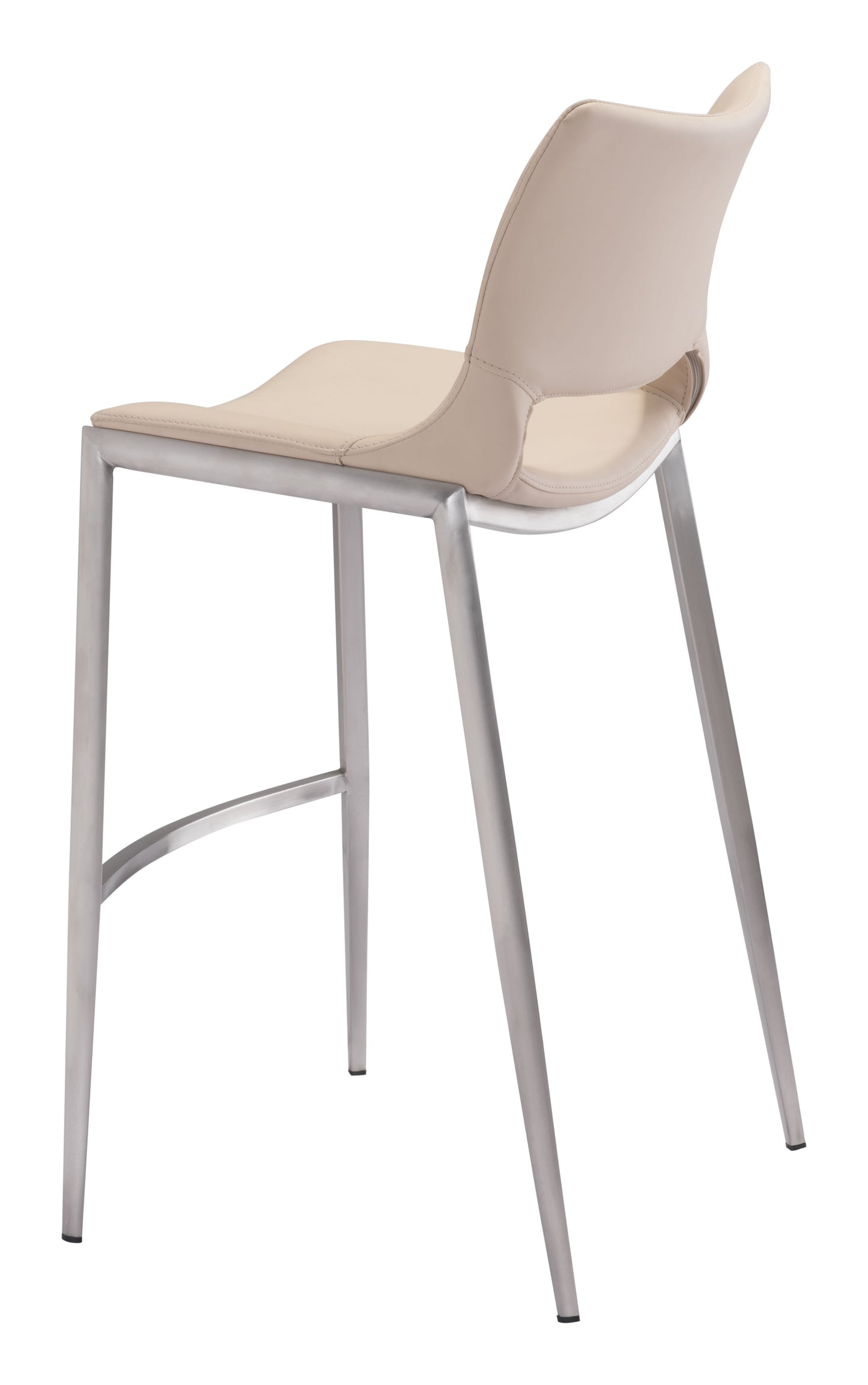 Barstool (Set of 2) Light Pink & Silver - Premium Quality & Stylish Design for Your Home