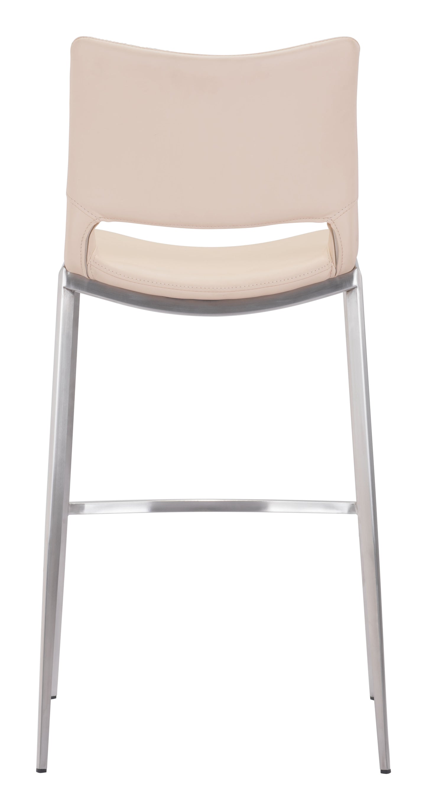 Barstool (Set of 2) Light Pink & Silver - Premium Quality & Stylish Design for Your Home