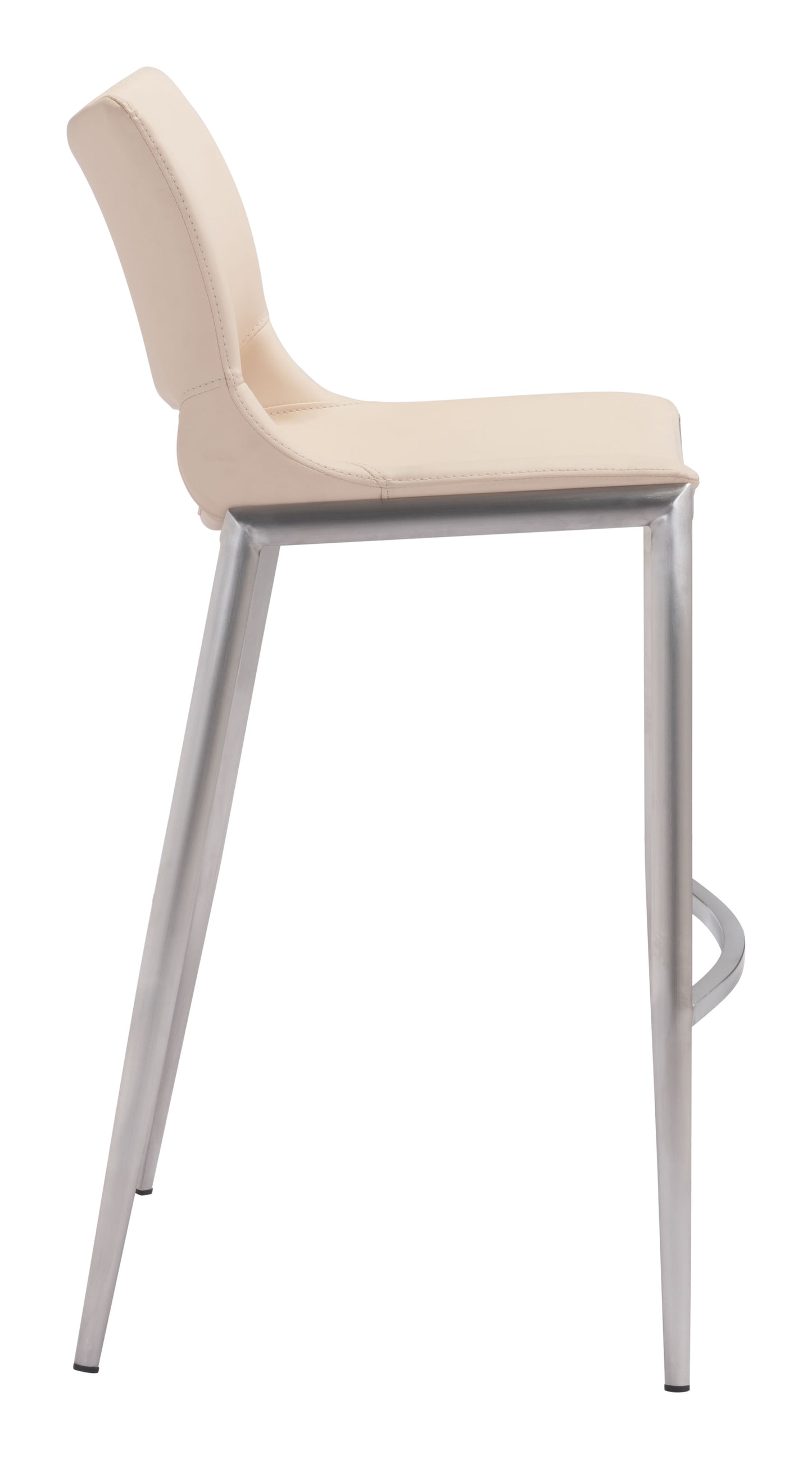 Barstool (Set of 2) Light Pink & Silver - Premium Quality & Stylish Design for Your Home