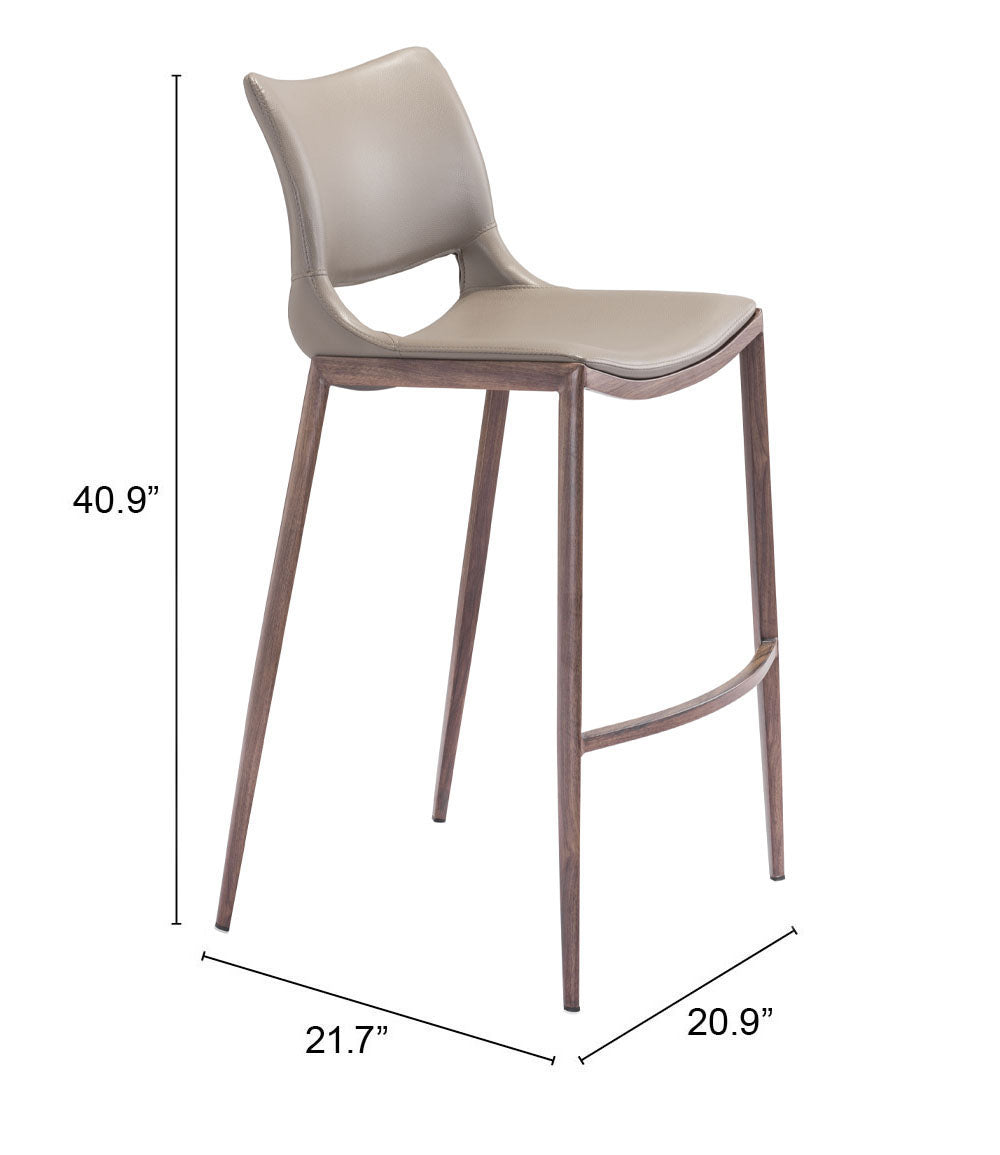 Barstool (Set of 2) Brown & Walnut - Premium Quality & Stylish Design for Your Home