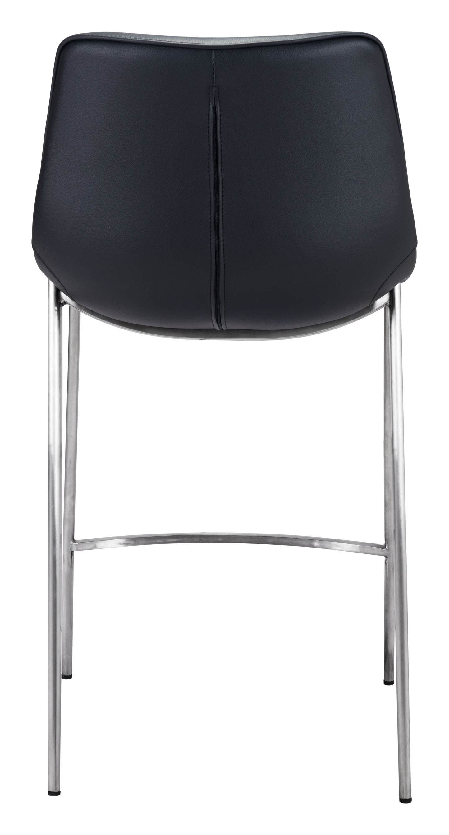 Counter Stool (Set of 2) Black & Silver - Premium Quality & Stylish Design for Your Home
