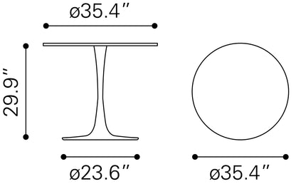 Dining Table White & Gold - Elegant & Durable Dining Table for Stylish Spaces