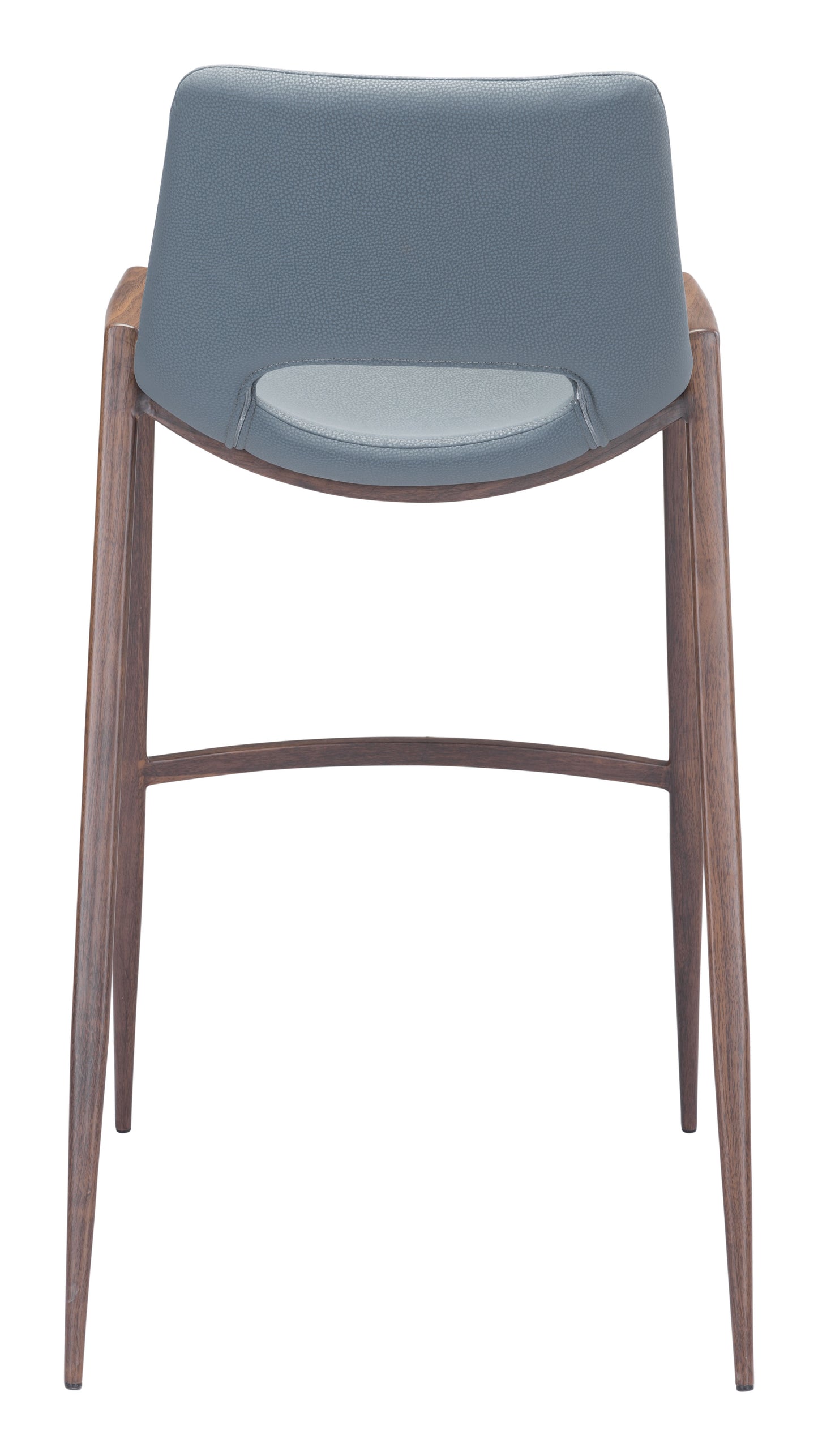 Barstool (Set of 2) Azure Gray & Walnut - Premium Quality & Stylish Design for Your Home