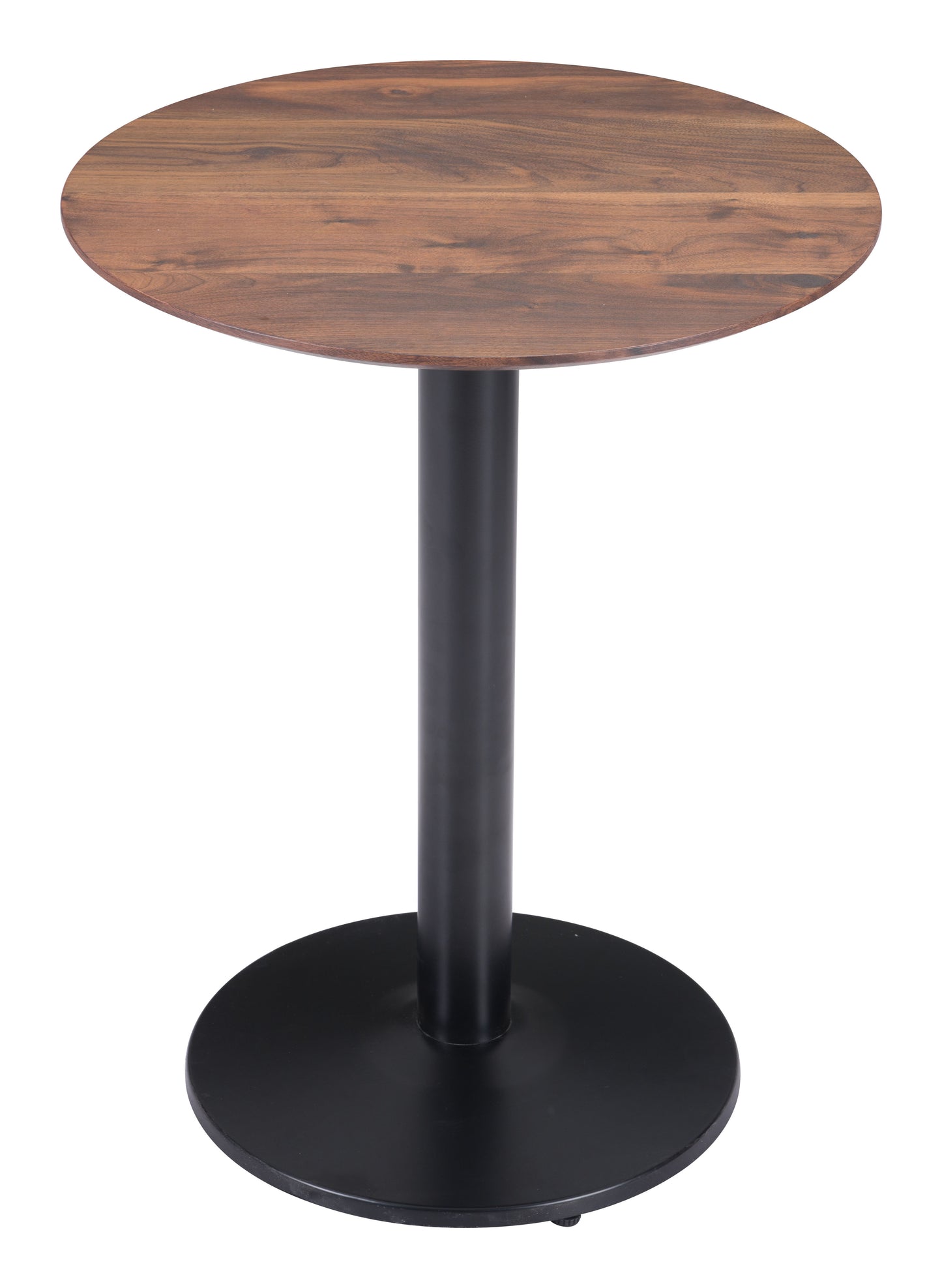 Table de bistrot Alto marron et noir