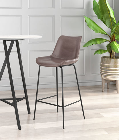Tabouret de bar Byron marron