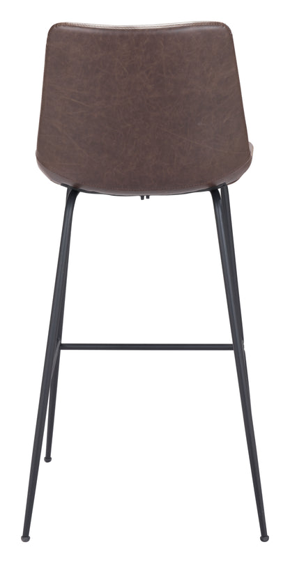 Tabouret de bar Byron marron