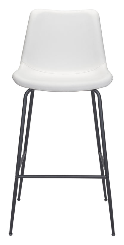 Tabouret de bar Byron blanc