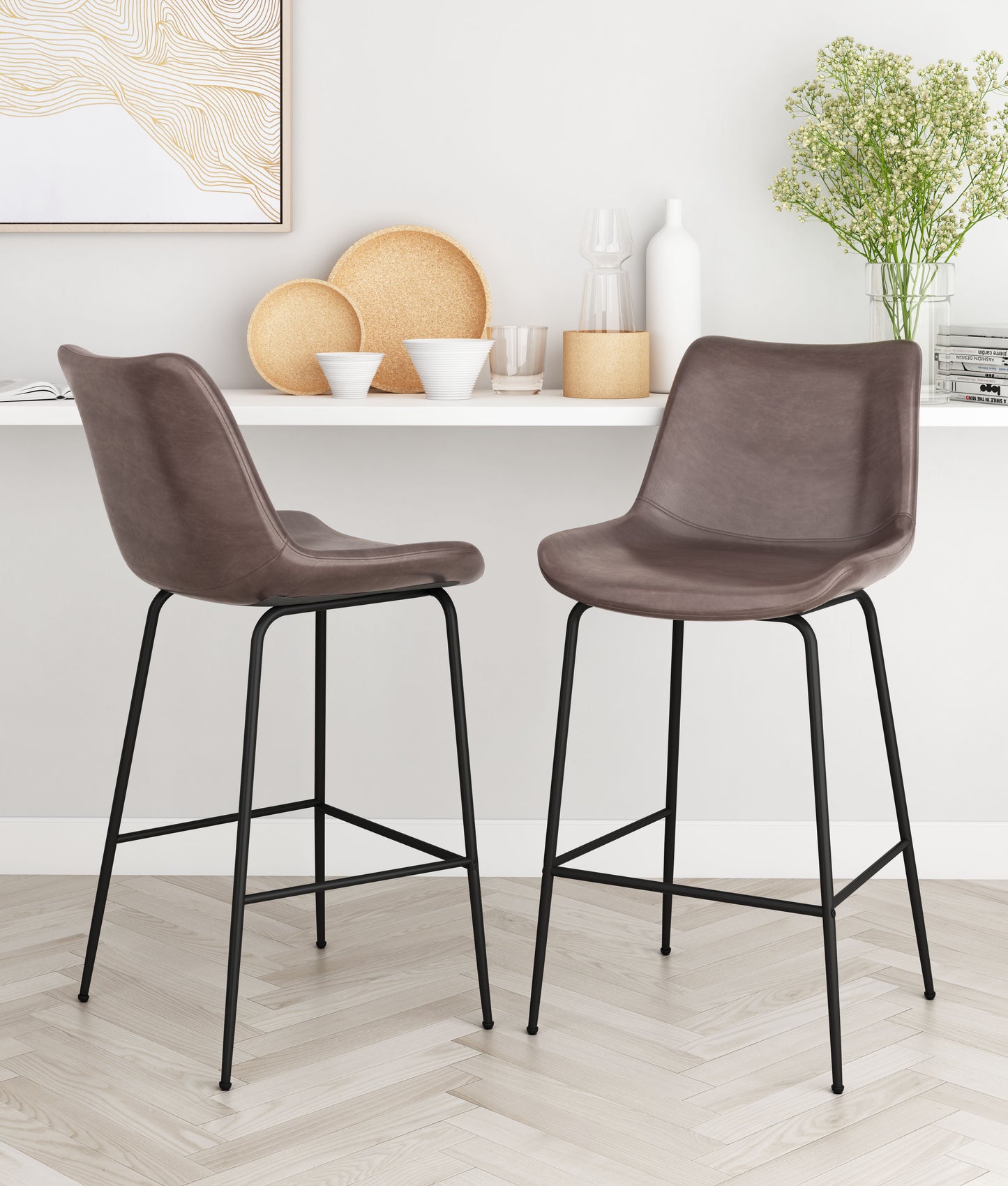 Counter Stool Brown - Premium Quality & Stylish Design for Your Home