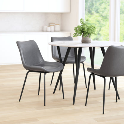 Chaise de salle à manger Byron (lot de 2) Gris