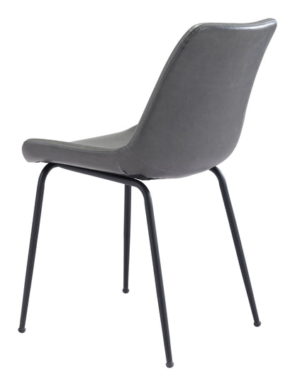Chaise de salle à manger Byron (lot de 2) Gris