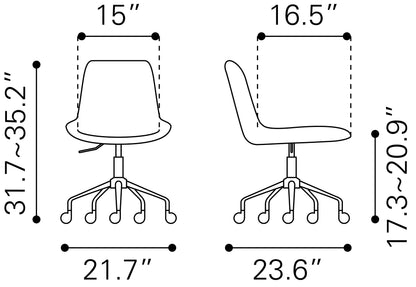 Office Chair White - Modern & Ergonomic Seating for Home & Office