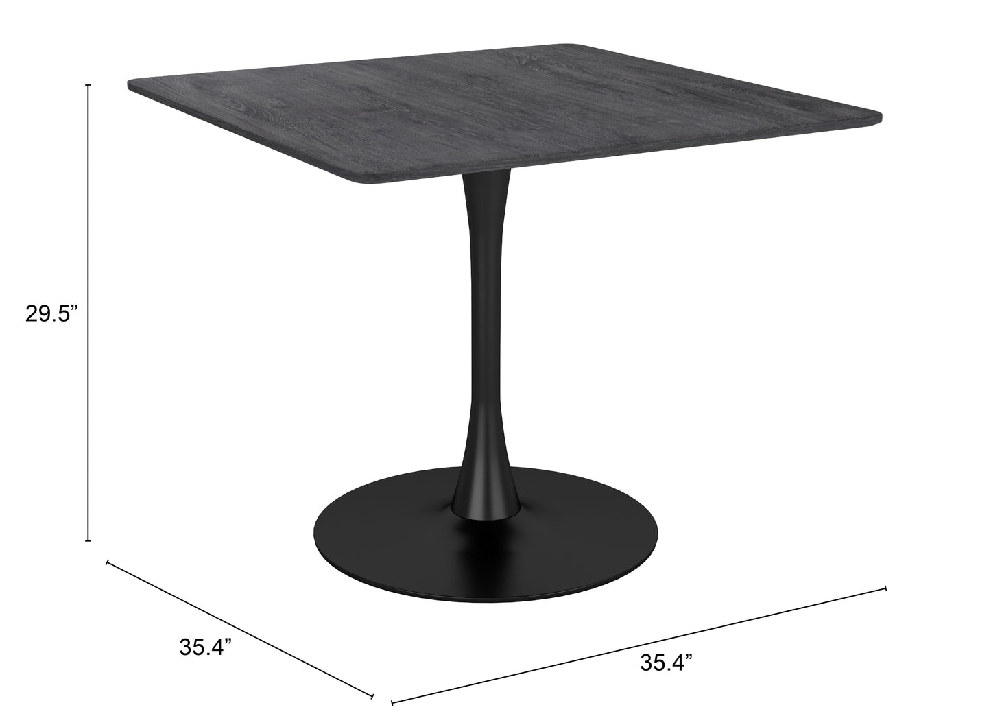 Dining Table Black - Elegant & Durable Dining Table for Stylish Spaces