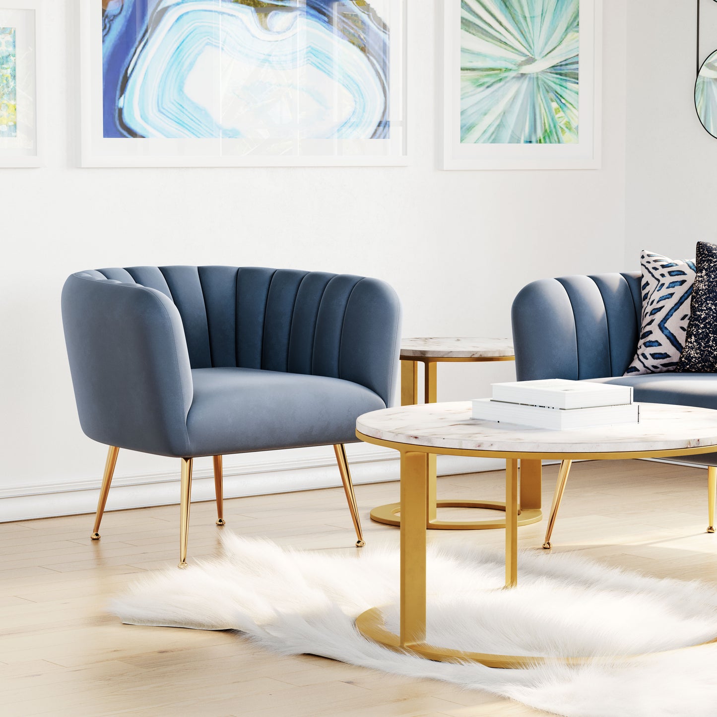 Accent Chair Gray - Modern & Ergonomic Seating for Home & Office