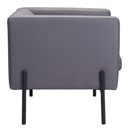 Accent Chair Gray - Modern & Ergonomic Seating for Home & Office
