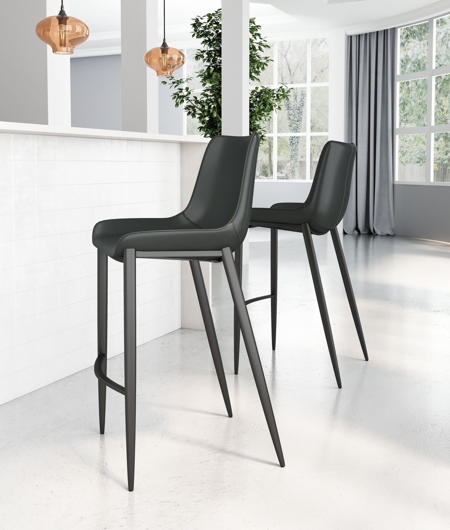 Barstool (Set of 2) Black - Premium Quality & Stylish Design for Your Home