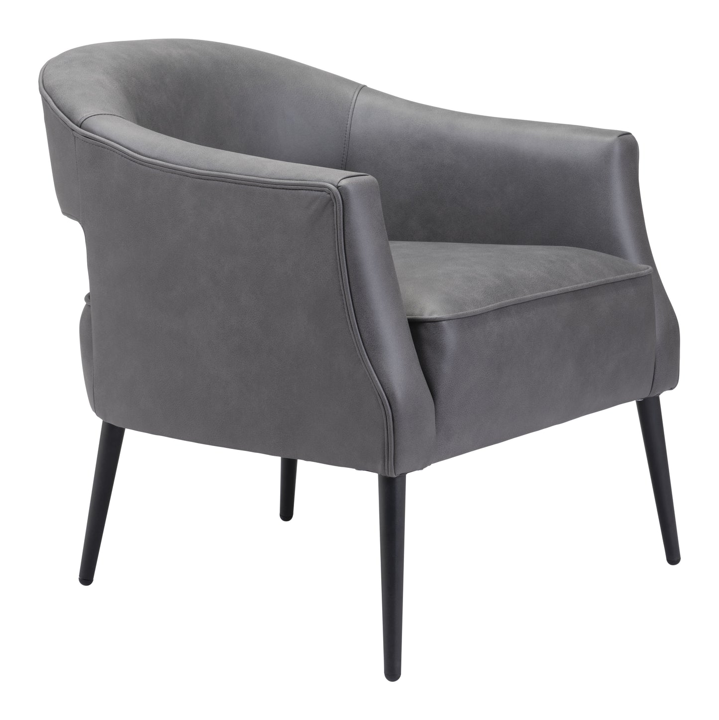 Accent Chair Vintage Gray - Modern & Ergonomic Seating for Home & Office