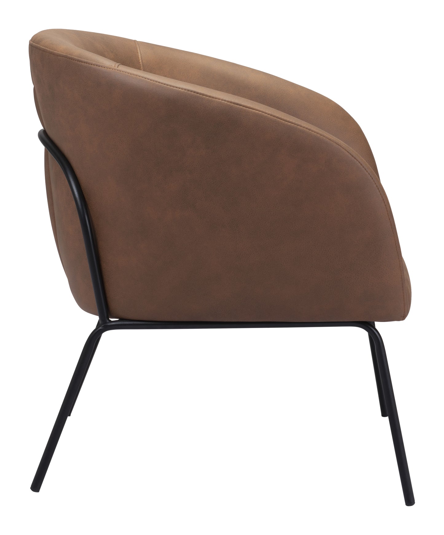 Accent Chair Vintage Brown - Modern & Ergonomic Seating for Home & Office