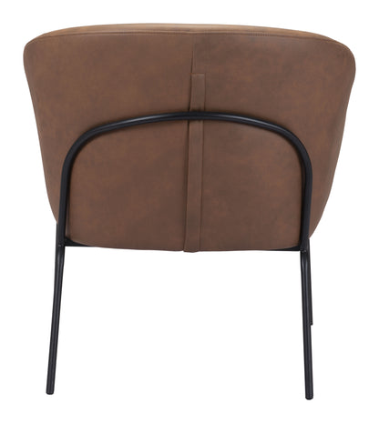 Accent Chair Vintage Brown - Modern & Ergonomic Seating for Home & Office