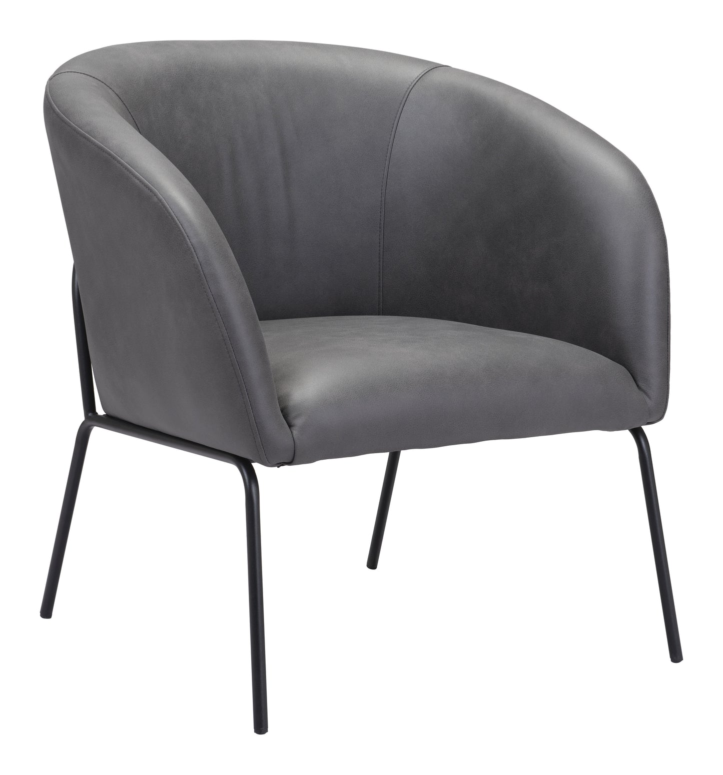 Accent Chair Vintage Gray - Modern & Ergonomic Seating for Home & Office