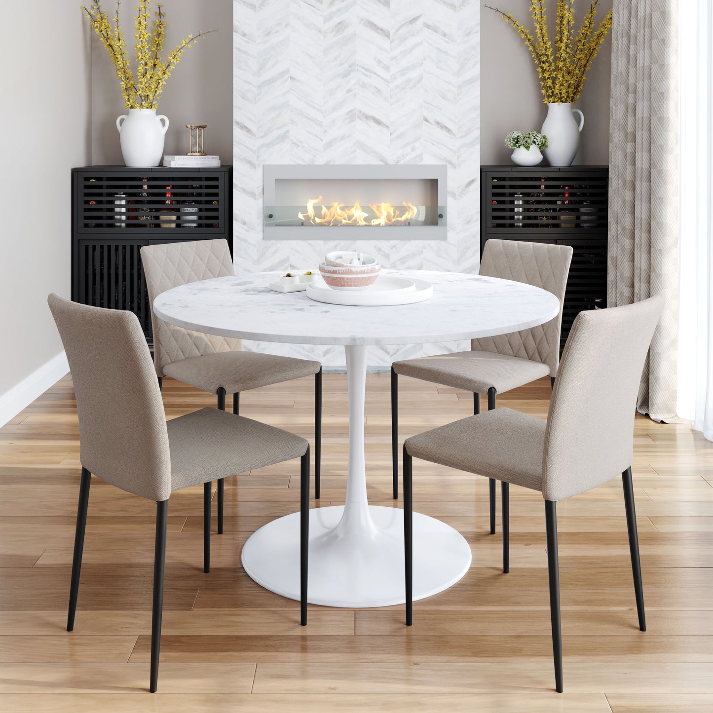 Dining Table White - Elegant & Durable Dining Table for Stylish Spaces