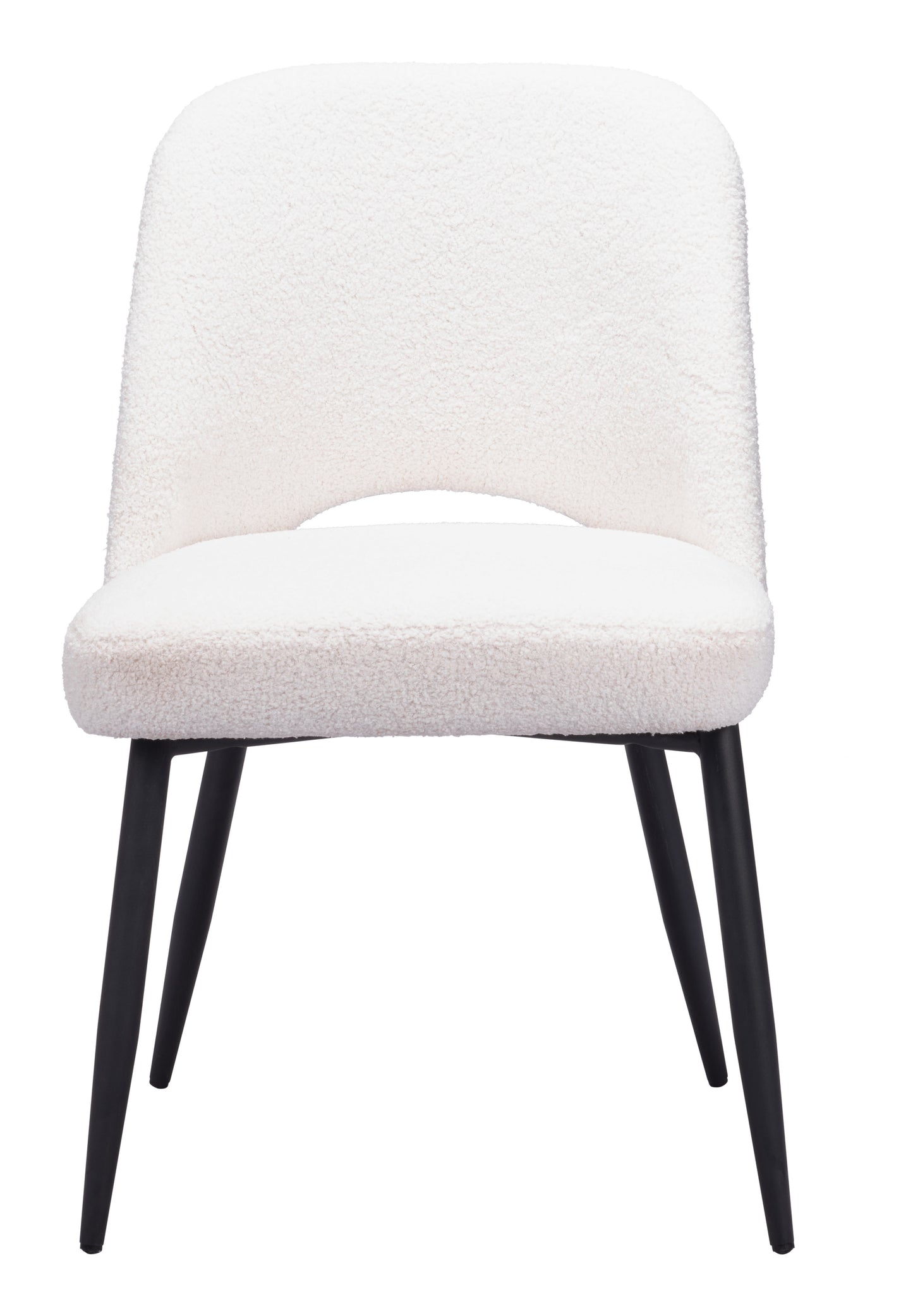 Chaise de salle à manger Teddy (lot de 2) Ivoire