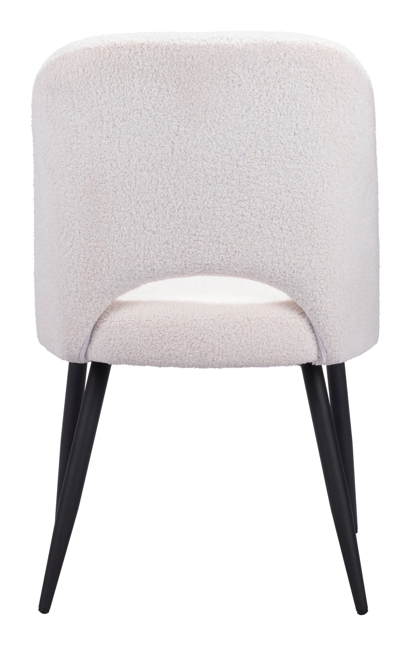 Chaise de salle à manger Teddy (lot de 2) Ivoire