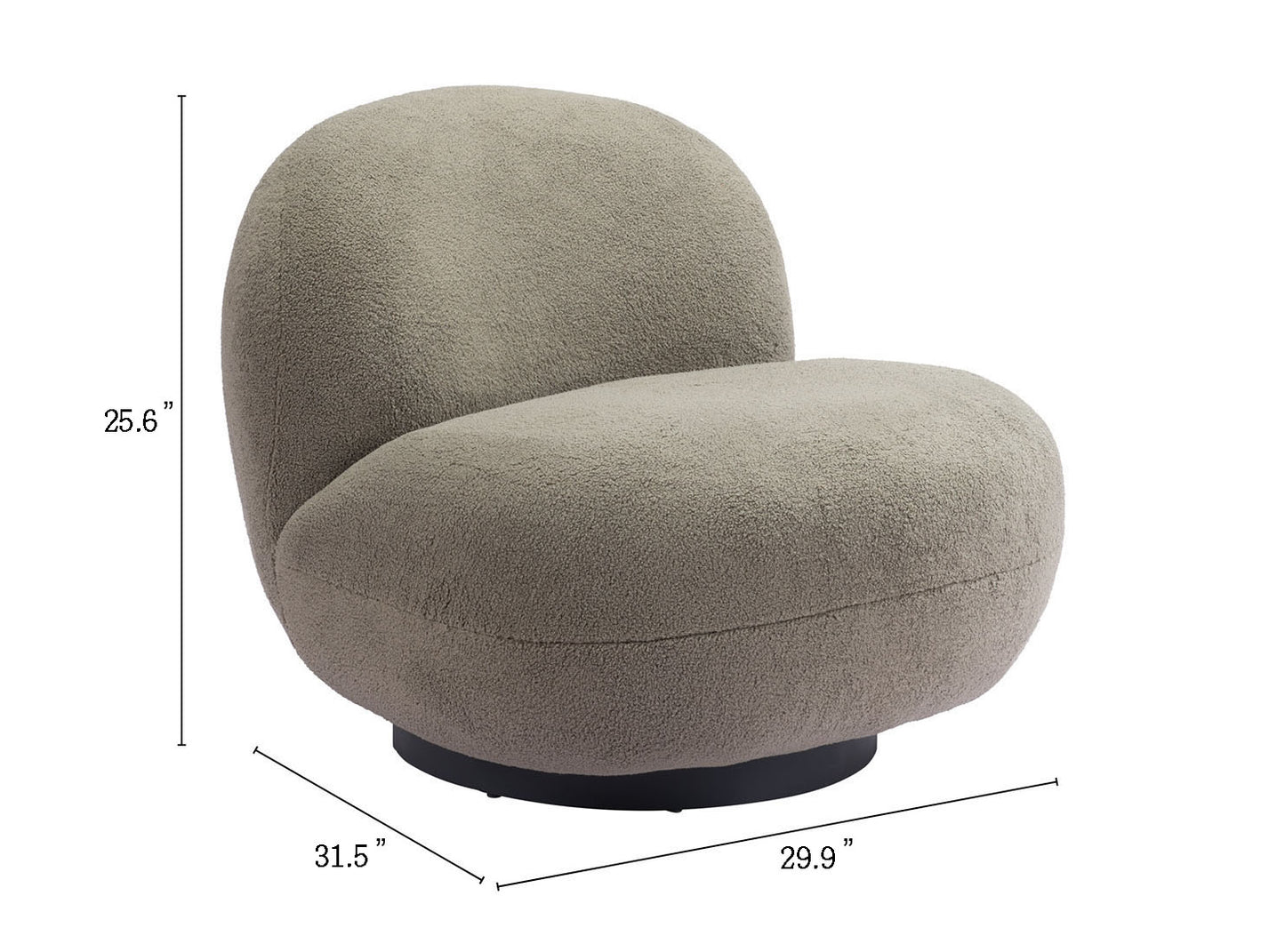 Accent Chair Olive Green - Modern & Ergonomic Seating for Home & Office