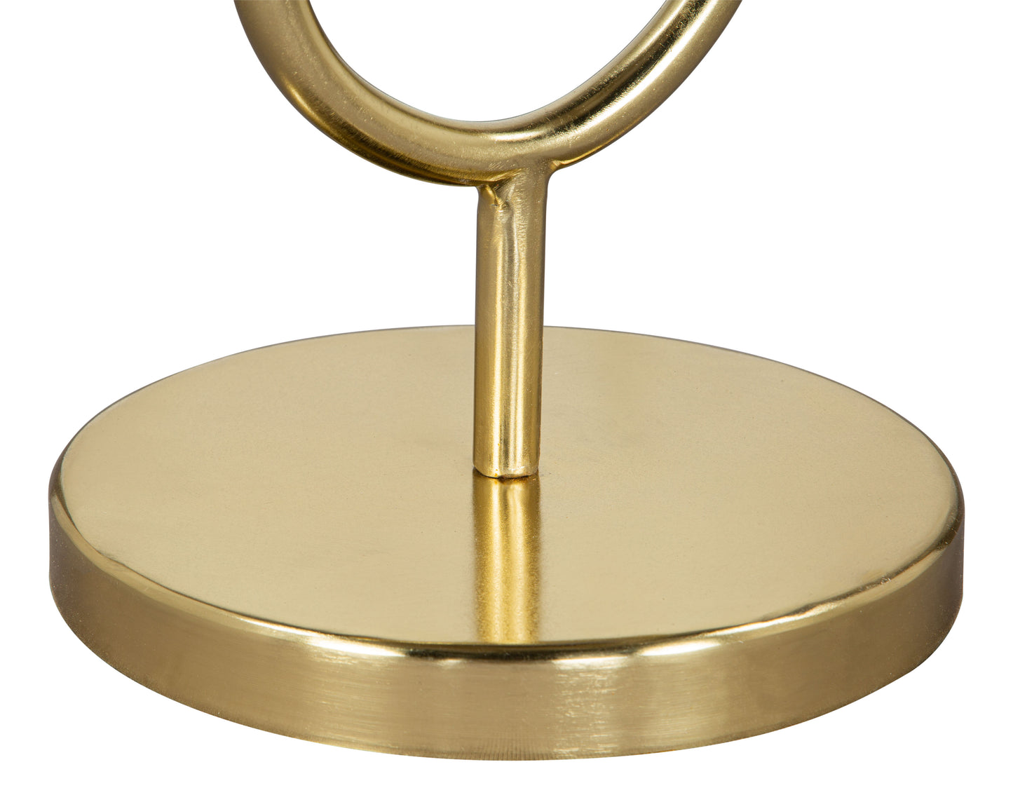 Table d'appoint Marc blanche et dorée