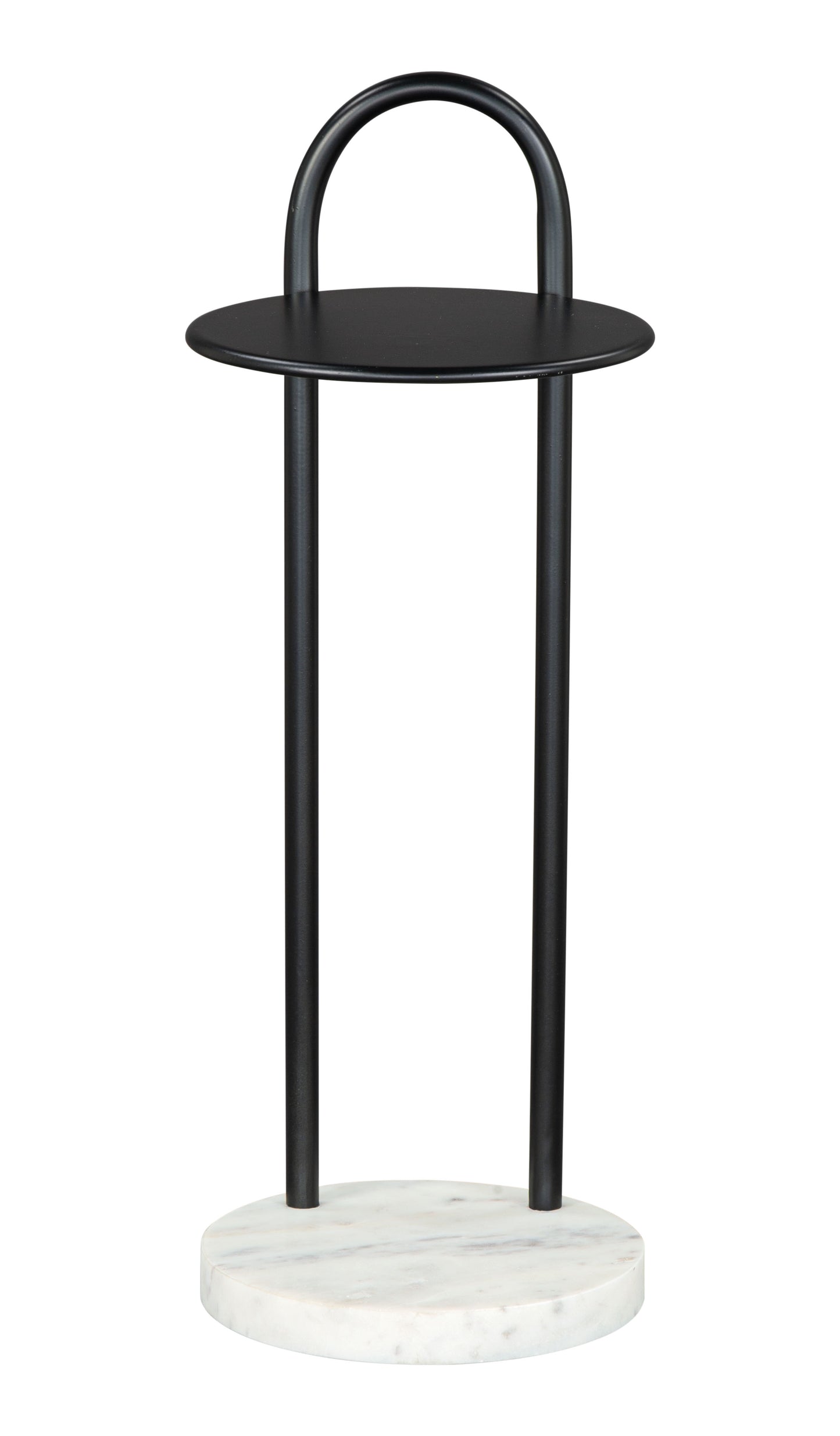 Table d'appoint chrétienne noire et blanche