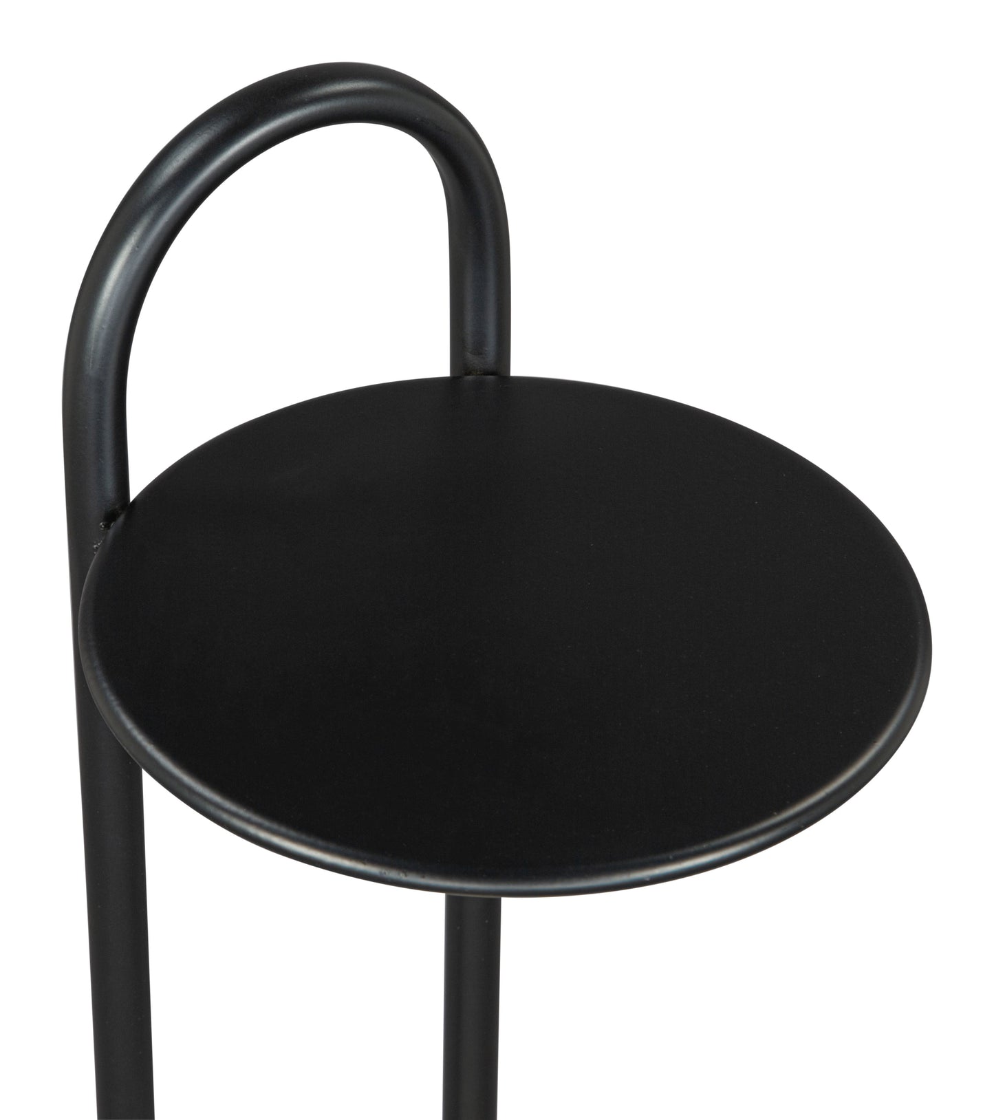 Table d'appoint chrétienne noire et blanche