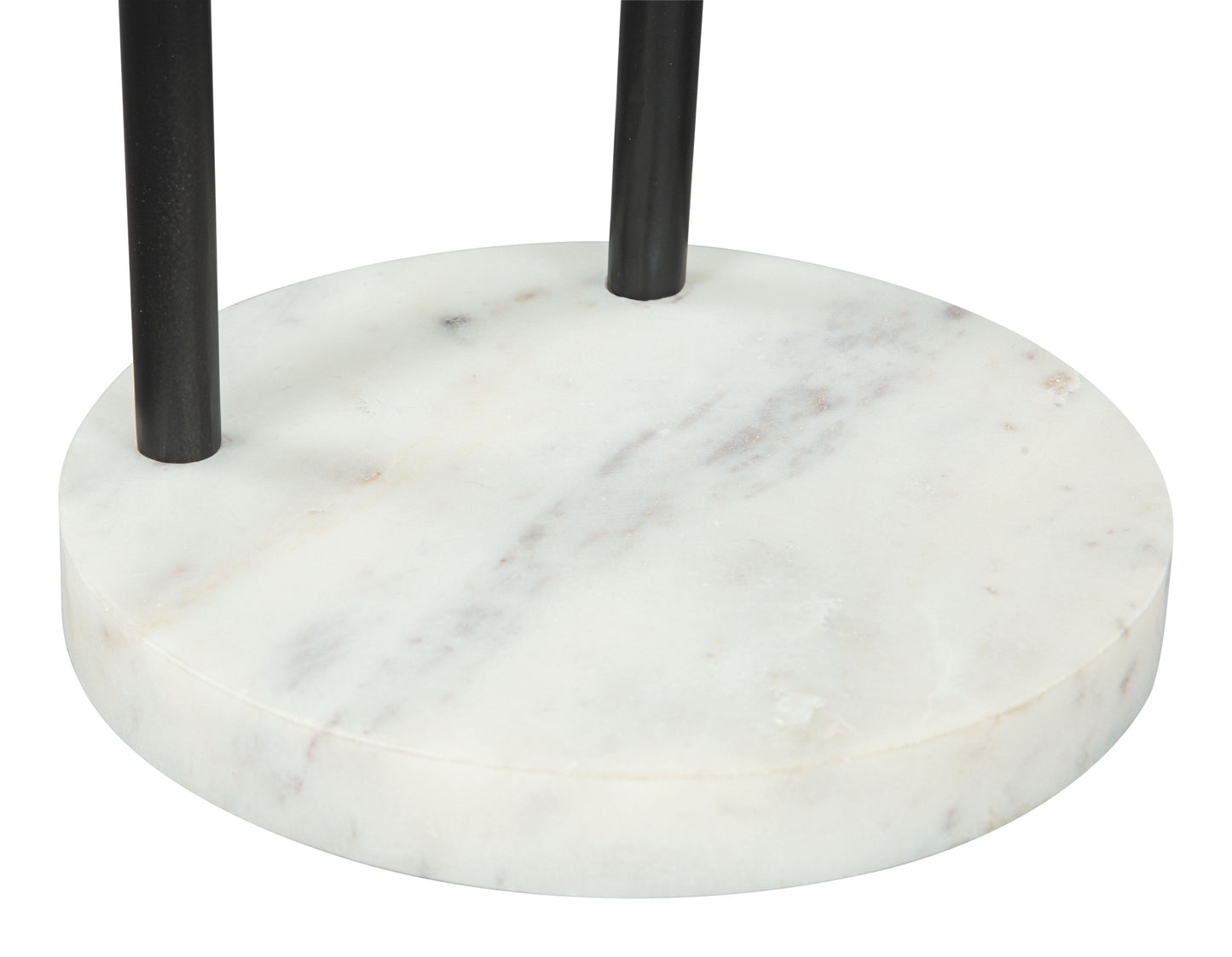 Table d'appoint chrétienne noire et blanche