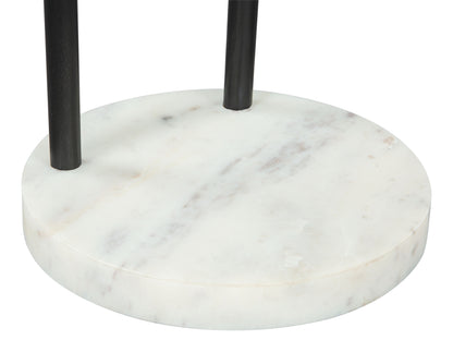 Table d'appoint chrétienne noire et blanche