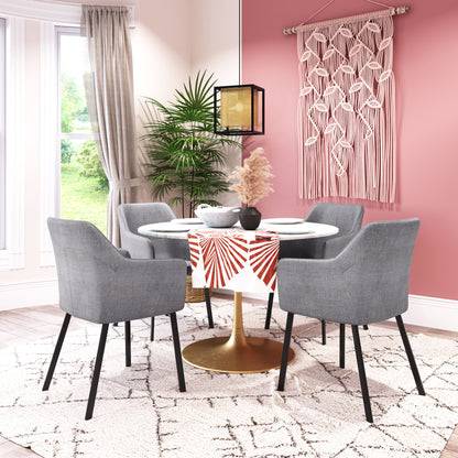 Chaise de salle à manger Adage (lot de 2) grise