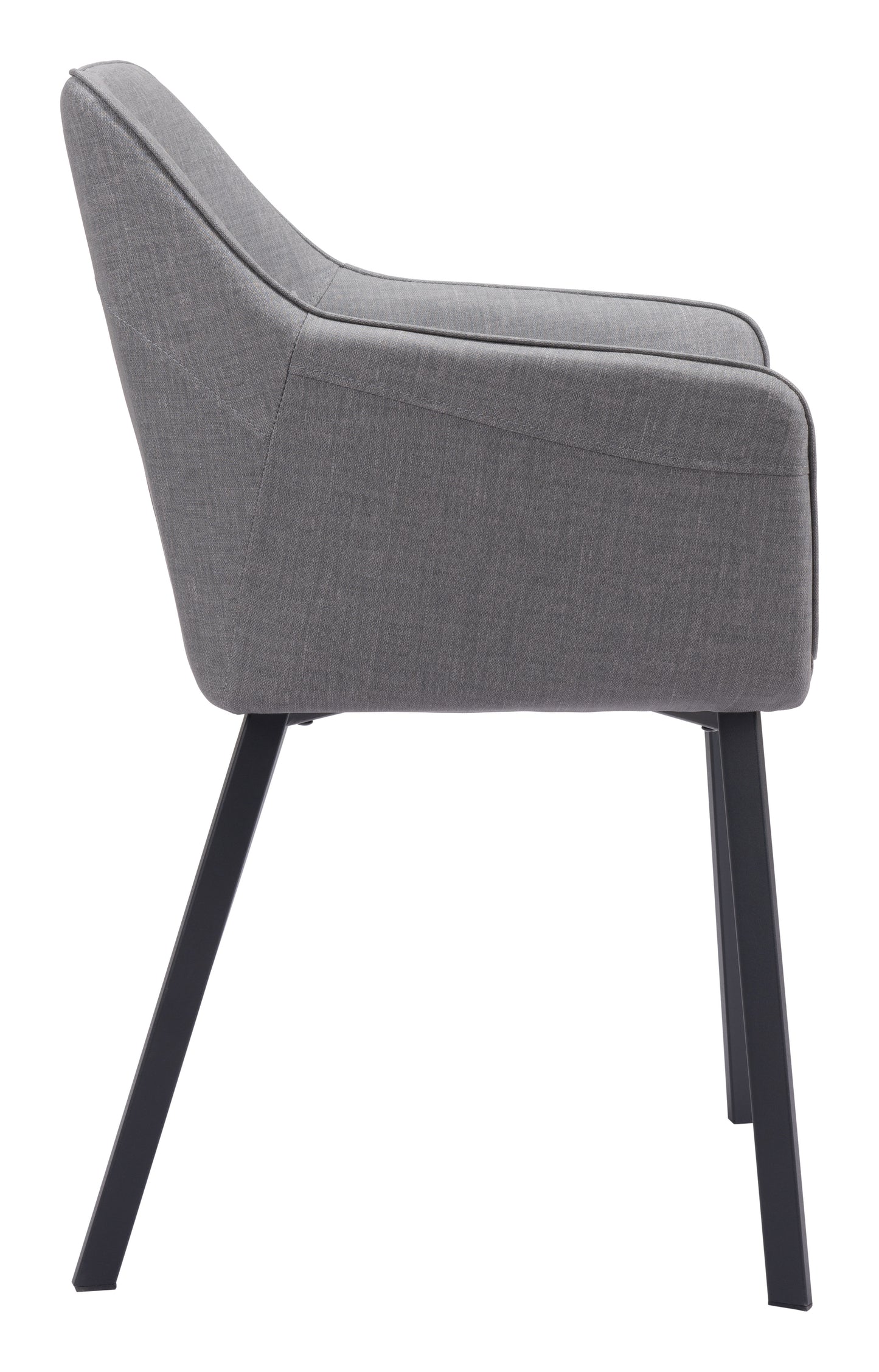 Chaise de salle à manger Adage (lot de 2) grise
