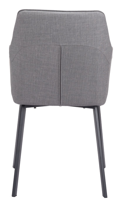 Chaise de salle à manger Adage (lot de 2) grise