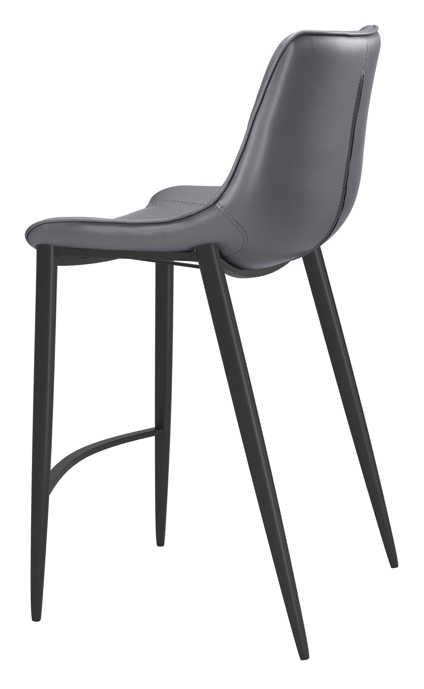 Counter Stool (Set of 2) Dark Gray & Black - Premium Quality & Stylish Design for Your Home