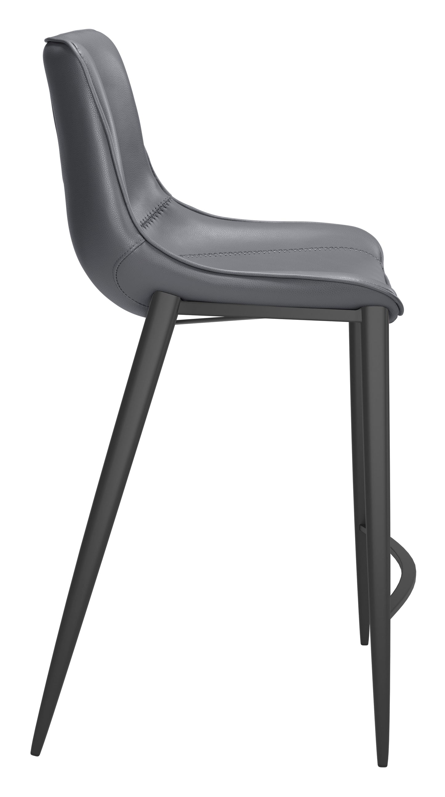 Counter Stool (Set of 2) Dark Gray & Black - Premium Quality & Stylish Design for Your Home