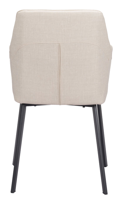 Dining Chair (Set of 2) Beige - Modern & Ergonomic Seating for Home & Office